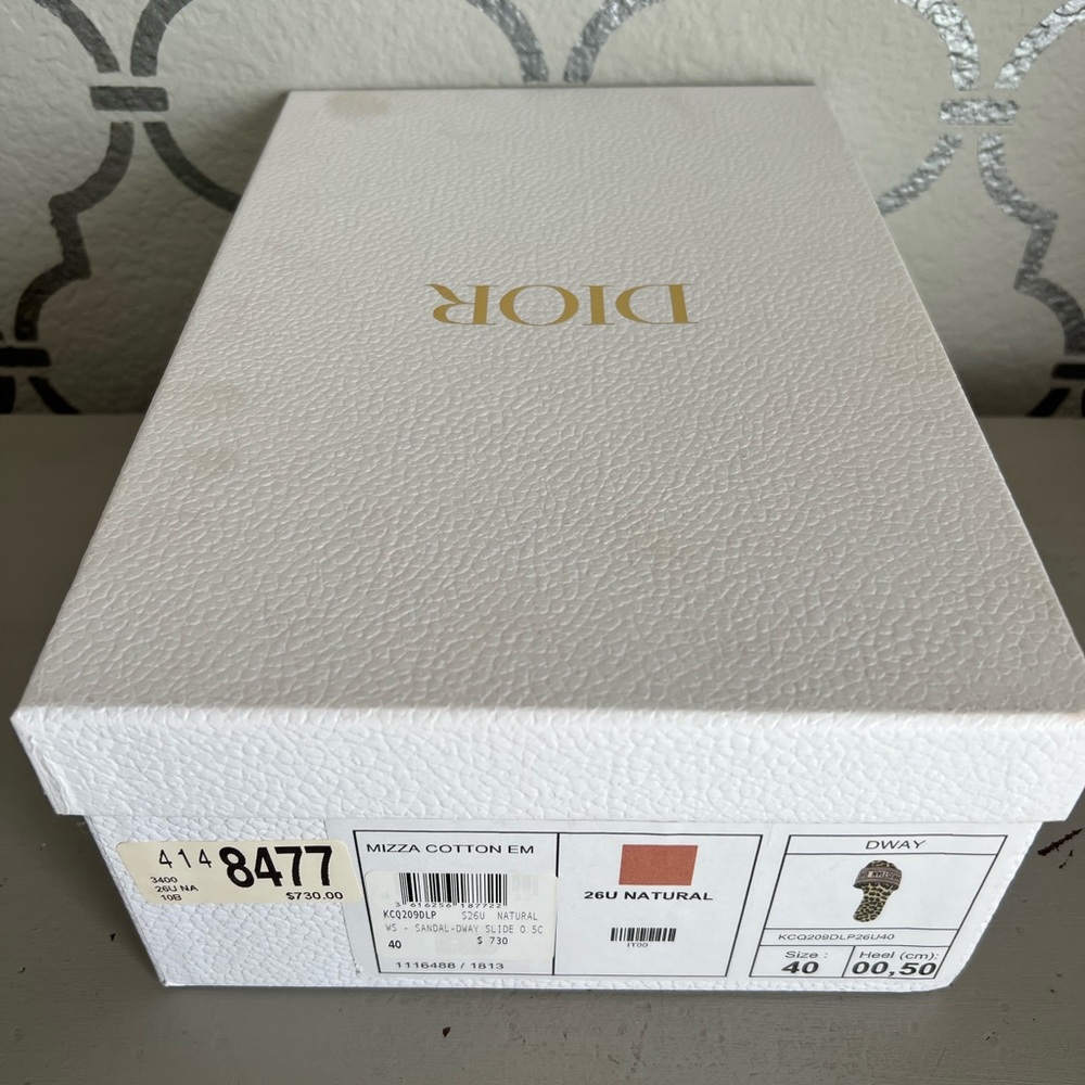 Dior Box and Sleeves - Empty